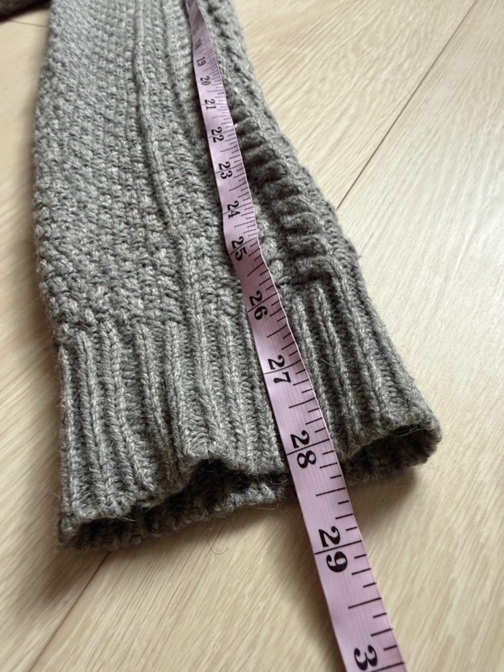Vince Gray Cable-Knit Wool Alpaca Camel Blend Turtleneck Sweater - Picture 7 of 11